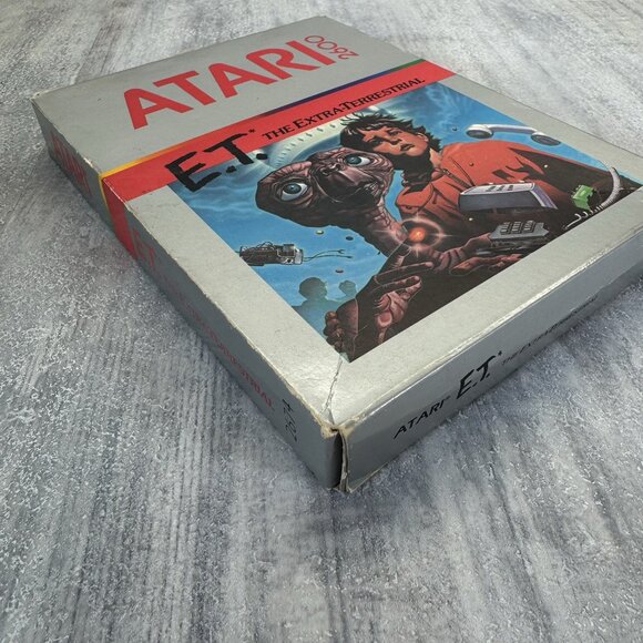 E.T. The Extra-Terrestrial - Atari 2600 Vintage 1982 Video Game Complete In Box - Picture 16 of 16